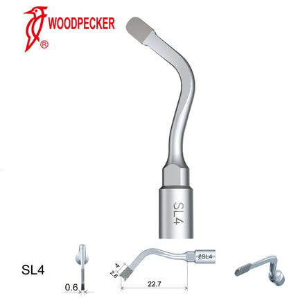 Produktfoto: Woodpecker SL4 Piezo Tip - Diamond Thin Bone Cutting (4th Gen), Woodpecker