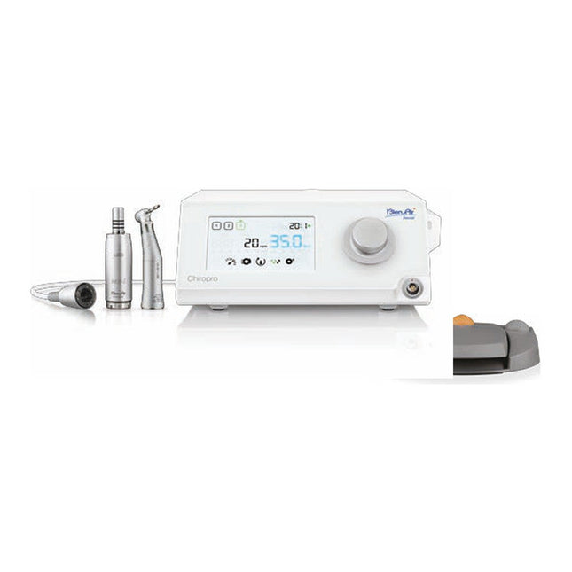 Produktfoto: Bien-Air Set Chiropro 3rd Gen mit kabellosem Fußpedal + Winkelstück CA 20:1 L, Bien-Air Dental, Art.-Nr. 1700…