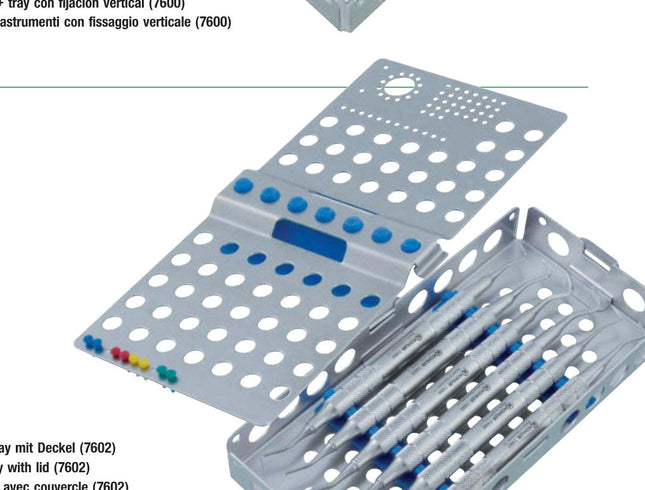 Produktfoto: Komposit-Instrumenten-Set nach Dr. Colon und Dr. Lasfargues (6 Instrumente + Tray), Kohler Medizintechnik, Art.-