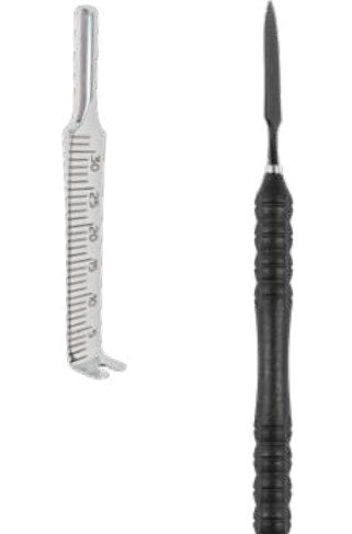 Produktfoto: Endo-Ruler / Spatel ENDOBLACK, Kohler Medizintechnik, Art.-Nr. 9219
