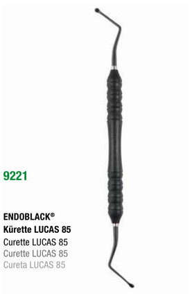 Produktfoto: Kürette LUCAS Fig. 85 ENDOBLACK, Kohler Medizintechnik, Art.-Nr. 9221