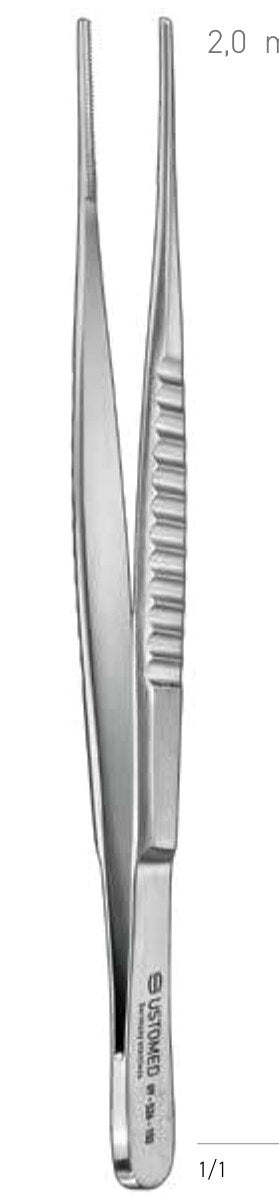 Produktfoto: DE BAKEY,atraum.Pinz.,18 cm, Maul 2,0 mm, Ustomed, Art.-Nr. 09-526-180