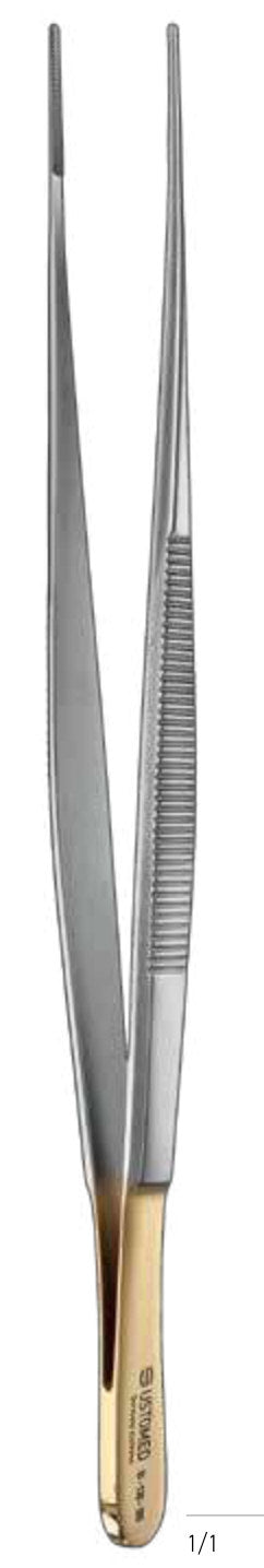 Produktfoto: Pinzette, 18 cm, schmal, Hartmetall, Ustomed, Art.-Nr. 10-130-180