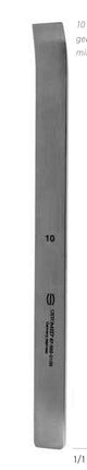 Produktfoto: MINI-LAMBOTTE,Osteotom,13 cm,8 mm, ger., Ustomed, Art.-Nr. 67-554-008S