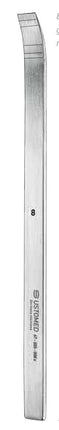 Produktfoto: MINI-LAMBOTTE,Osteotom,13 cm,6 mm, geb., Ustomed, Art.-Nr. 67-555-006S