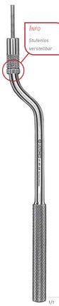 Produktfoto: Bone Condenser,bajonettförmiger Schaft,, Ustomed, Art.-Nr. 67-851-020