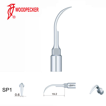 Produktfoto: Woodpecker SP1 Piezo Tip - Periodontal Curettage (4th Gen), Woodpecker