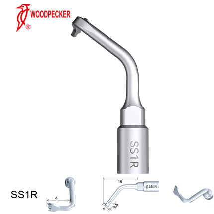Produktfoto: Woodpecker SS1R Piezo Tip - Right Angle Osteotomy (4th Gen), Woodpecker