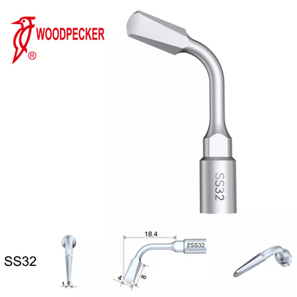 Produktfoto: Woodpecker US32 Piezo Tip - Bone Expansion Conical 1.8mm, Woodpecker