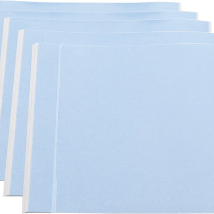 Produktfoto: Schutzfolie, selbstklebend, steril, 20x20cm, Kunststoff, blau, 10 Blister á 5 Folien, e-medis