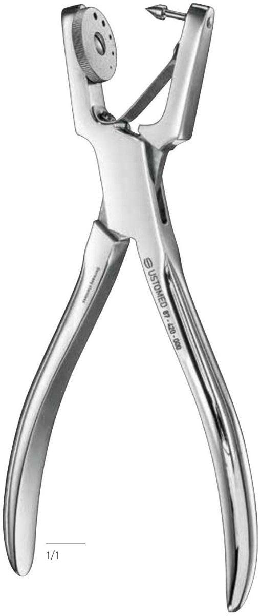 AINSWORTH, Kofferdam-Lochzange, 17 cm - SurgicMateUstomed