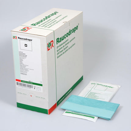 Produktfoto: Raucodrape Lochtuch 2-lagig, 75x90cm steril, Packung á 70 Stück