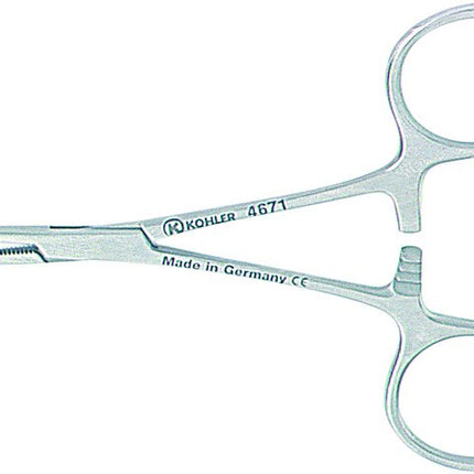 Produktfoto: Arterienklemme Hartmann gebogen 10 cm, Kohler Medizintechnik, Art.-Nr. 4672