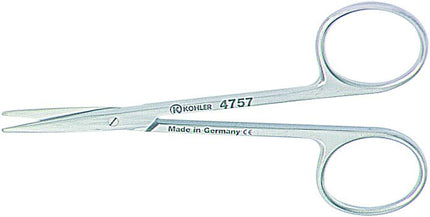 Produktfoto: Schere Stevens 11 cm gebogen stumpf, Kohler Medizintechnik, Art.-Nr. 4758