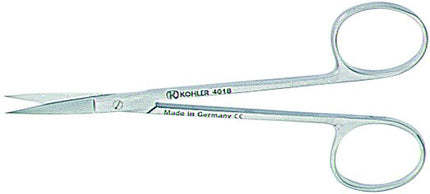 Produktfoto: Schere Iris gerade 10,5 cm fein, Kohler Medizintechnik, Art.-Nr. 6375