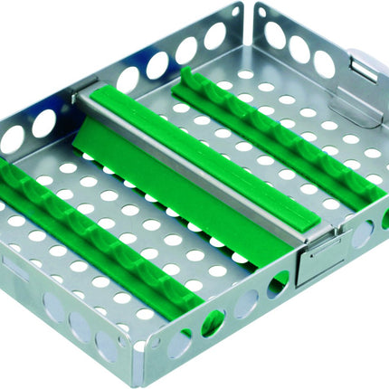Produktfoto: Steritray MIDI mit Steg quer, grün, Kohler Medizintechnik, Art.-Nr. 7604-GR