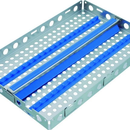 Produktfoto: Steritray MAXI mit Steg längs, blau, Kohler Medizintechnik, Art.-Nr. 7609-BL