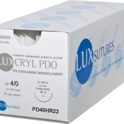 Luxcryl PDO - SurgicMateLuxsutures LuxembourgDS 24 mm0/075 cm