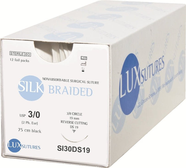 Luxsutures Silk - SurgicMateLuxsutures LuxembourgDS 16 mm4/075 cm