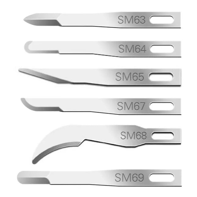 Mikro-Skalpellklingen, Sortiment