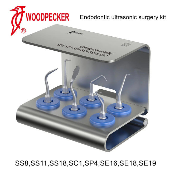 Woodpecker Endo Kit (SS8SS11SS18SC1SP4SE16SE18SE19) - SurgicMateWOODPECKER